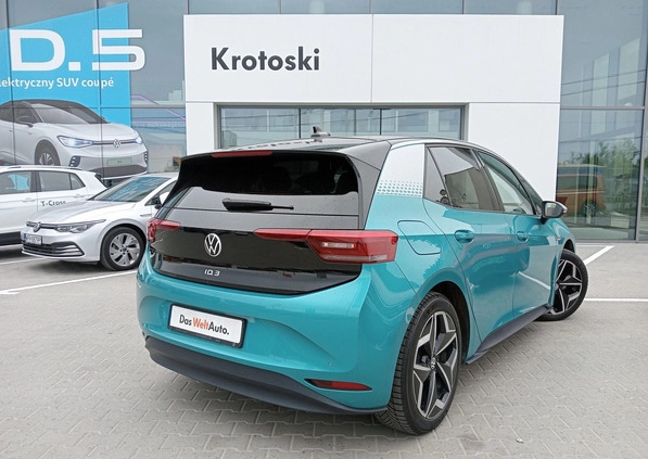 Volkswagen ID.3 cena 104900 przebieg: 33123, rok produkcji 2020 z Szamocin małe 529